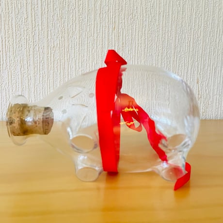 iittala/イッタラ/Valto Kokko/バルト.コッコ/Napsu/ガラスのブタさん/ワインクーラー/オリジナルボックス入り