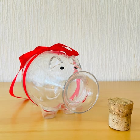 iittala/イッタラ/Valto Kokko/バルト.コッコ/Napsu/ガラスのブタさん/ワインクーラー/オリジナルボックス入り