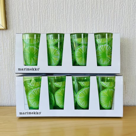 Marimekko/マリメッコ/ZAK/ザック/Appelsini/アッペルシー二/タンブラー4個セット/新品未使用品