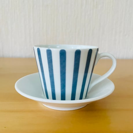 Melitta/メリタ/ヴィンテージ/Zürich/チューリッヒ/エスプレッソカップ&ソーサー/ブルー