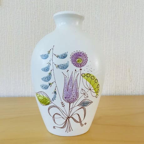 Rörstrand/ロールストランド/Blomster/花/ハンドペイント/フラワーベース