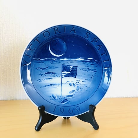 Royal Copenhagen/ロイヤルコペンハーゲン/アポロ月面着陸記念プレート/1969年
