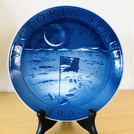 Royal Copenhagen/ロイヤルコペンハーゲン/アポロ月面着陸記念プレート/1969年