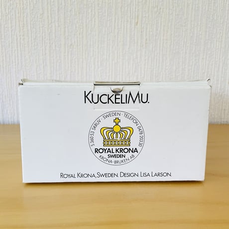 Royal Krona/ローヤルクローナ/Lisa Larson/リサ.ラーソン/KuckeliMu/クッケルムー/Barn Servisen/子供用ガラスのマグ&ボウルのセット/新品未使用品