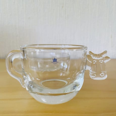 Royal Krona/ローヤルクローナ/Lisa Larson/リサ.ラーソン/KuckeliMu/クッケルムー/Barn Servisen/子供用ガラスのマグ&ボウルのセット/新品未使用品