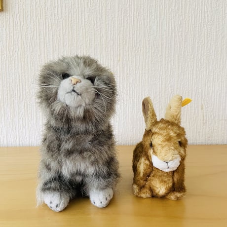 Steiff/シュタイフ/ヴィンテージ/ぬいぐるみ/しっぽの白い子うさぎちゃん