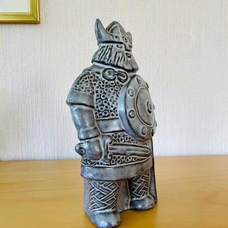 Uppsala Ekeby/ウプサラエケビー/Taisto Kaasinen/タイスト.カーシネン/バイキングのオブジェ/Lサイズ/23cm