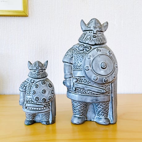 Uppsala Ekeby/ウプサラエケビー/Taisto Kaasinen/タイスト.カーシネン/バイキングのオブジェ/Lサイズ/23cm